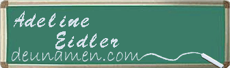 Adeline Eidler Visitenkarte